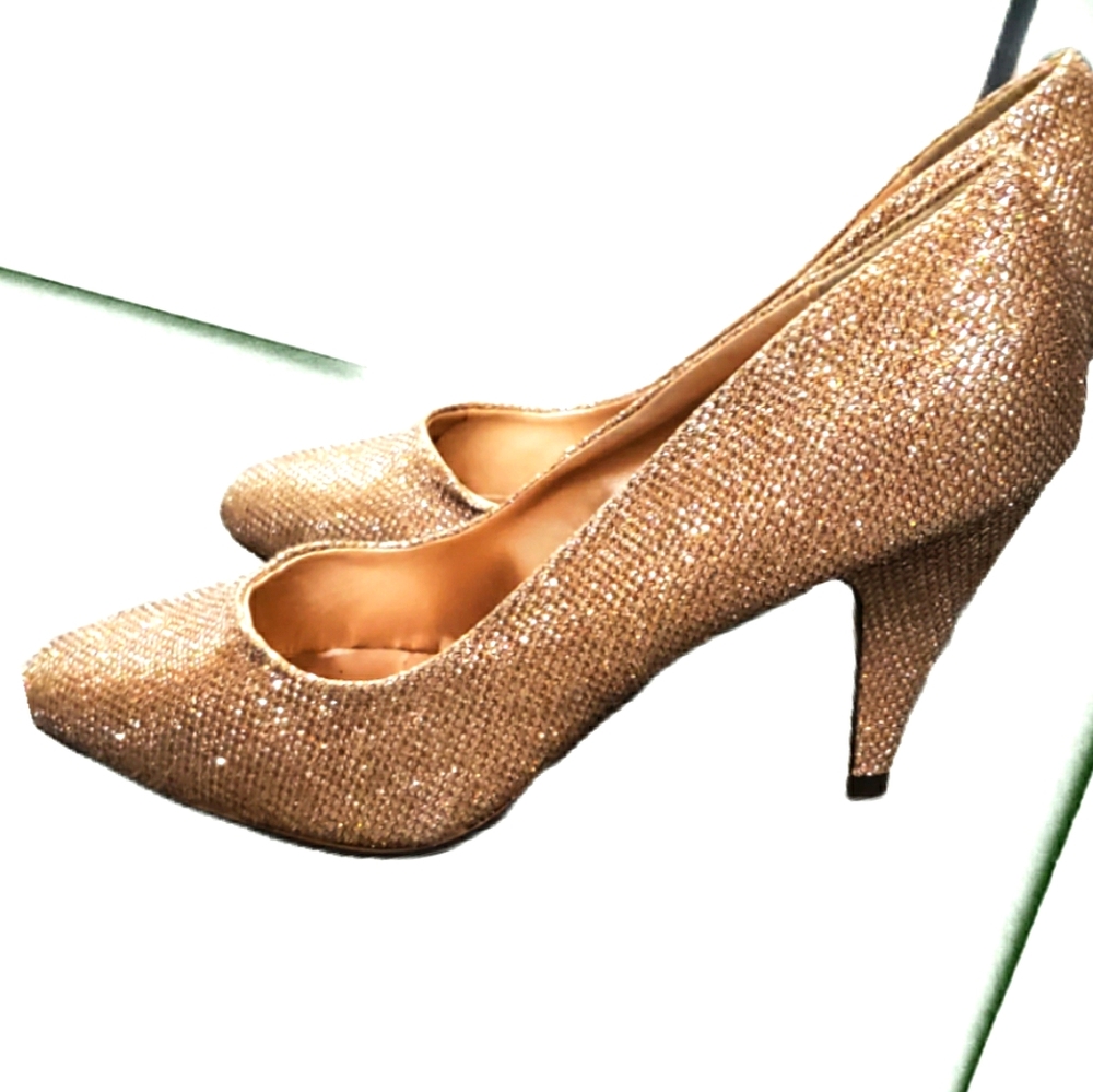 Gold heels